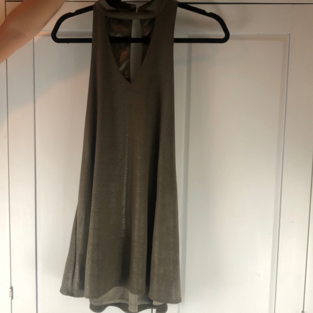 Green snakeskin dress - Picture 2 of 4